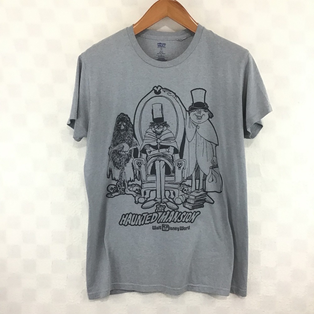 Disney‎ Vault Collection Haunted Mansion 50th Anniversary Grey T-Shirt Mens L